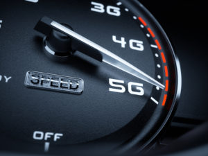 Wireless network speed concept speedometer 5G evolution 4g difference between 5g 4g LTE