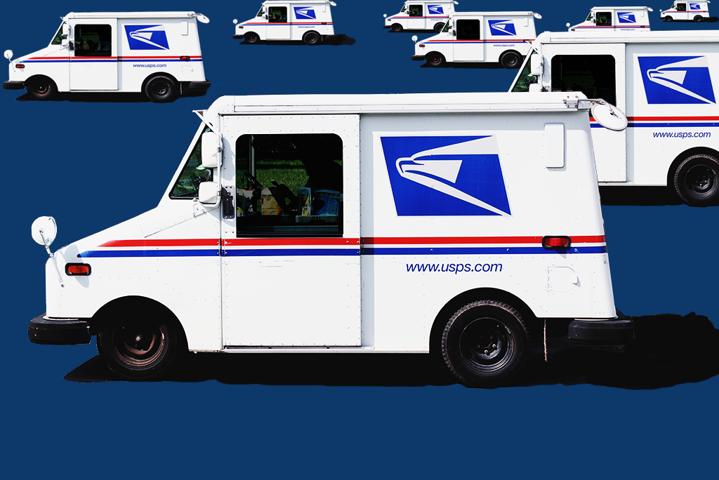 Usps Truck Png